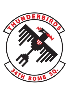 34th Bomb Squadron emblem
