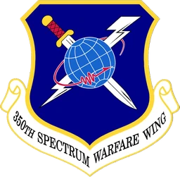 350th Spectrum Warfare Wing emblem