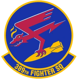 389th Fighter Squadron emblem