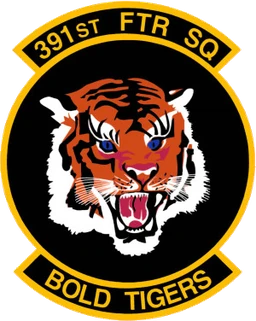 391st Fighter Squadron emblem