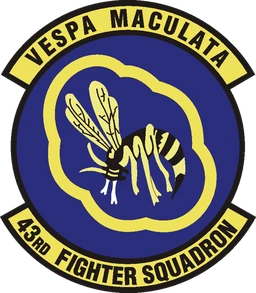 43rd Fighter Squadron emblem