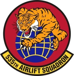 535th Airlift Squadron emblem