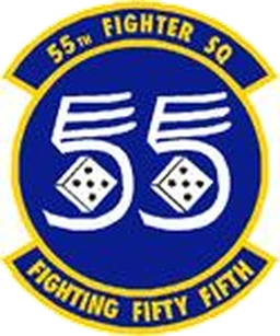 55th Fighter Squadron emblem