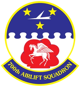 700th Airlift Squadron emblem