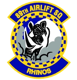 89th Airlift Squadron emblem