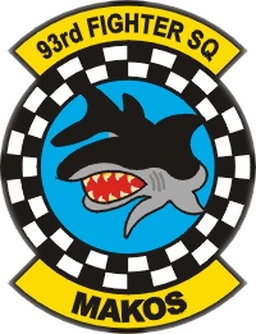 93rd Fighter Squadron emblem