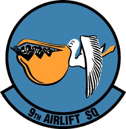 9th Airlift Squadron emblem