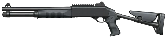 Benelli Armi Benelli M4 combat shotgun side profile drawing