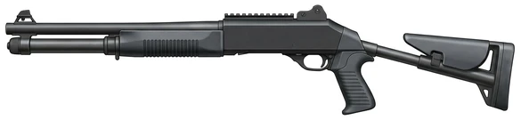 Benelli Armi Benelli M4 combat shotgun side profile drawing