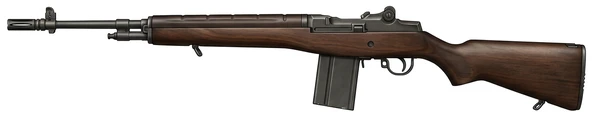 Springfield Armory M14 assault rifle side profile drawing