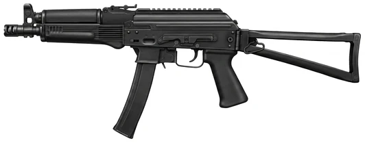 Kalashnikov Concern PP-19-01 Vityaz submachine gun side profile drawing
