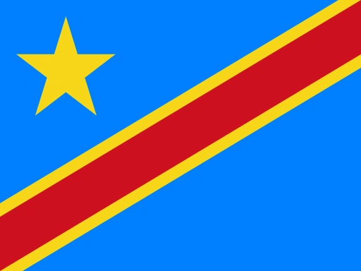 Flag of the Congo Democratic Republic