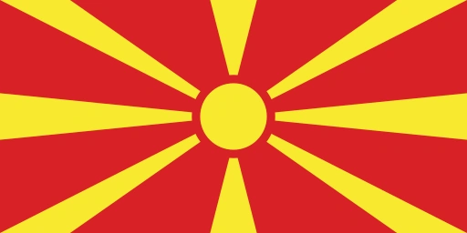 Flag of North Macedonia