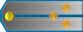 Insignia de Старши лейтенант Starshi leytenant