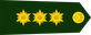 Colombia Army Mayor general insignia