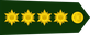 Colombia Army General de ejército insignia