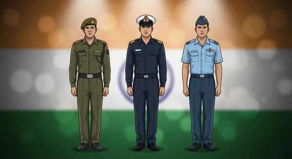 Índia military personnel in dress uniforms