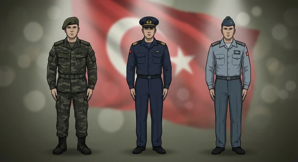 Turkey military personnel in dress uniforms