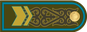 Kazakhstan Air Force Үшінші сыныпты сержант Üşinşi sınıptı serjant insignia