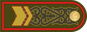 Kazakhstan Army Үшінші сыныпты сержант Üşinşi sınıptı serjant insignia