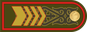 Kazakhstan Army Бірінші сыныпты сержант Birinşi sınıptı serjant insignia