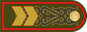 Kazakhstan Army Штаб-сержант Ştab-serjant insignia