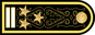 Kazakhstan Navy Бірінші дәрежелі капитан Birinşi därejeli kapïtan insignia