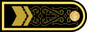 Kazakhstan Navy Үшінші сыныпты старшина Üşinşi sınıptı starşïna insignia