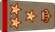 Kuwait Army عميد Amid insignia