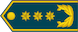 Insignia de Генерал потполковник General potpolkovnik