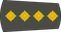 Serbia Army Капетан прве класе Kapetan prve klase insignia