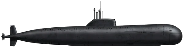 Charlie-class profile silhouette