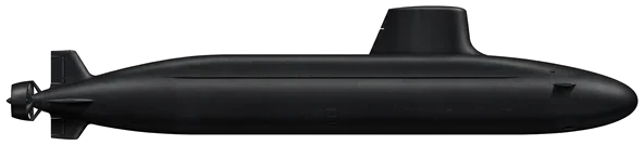 Dreadnought-class side profile drawing