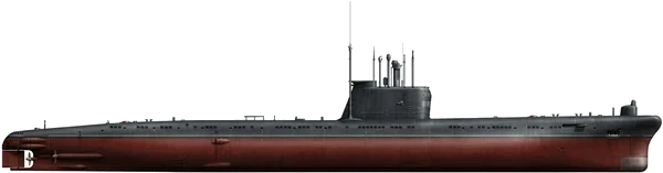 Foxtrot-class profile silhouette