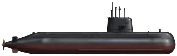Götland-class profile silhouette