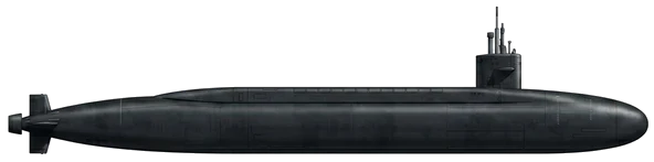 Ohio-class profile silhouette