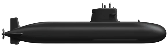 S-80 Plus-class profile silhouette