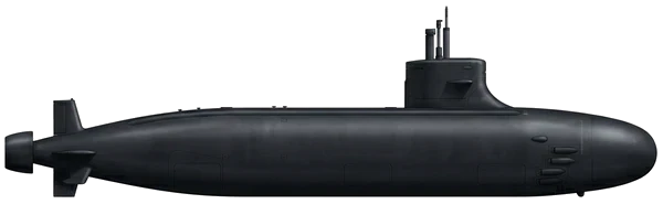 Seawolf-class profile silhouette