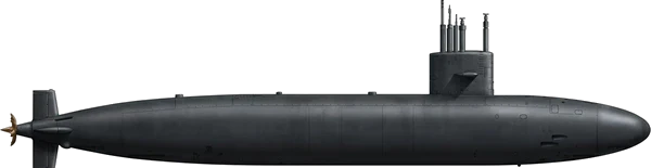 Sturgeon-class profile silhouette