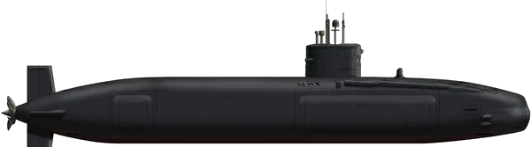 Trafalgar-class profile silhouette