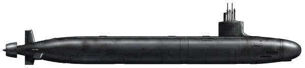 Virginia-class profile silhouette