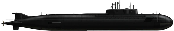 Belgorod-class submarine side profile silhouette
