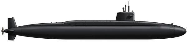 Benjamin Franklin-class submarine side profile silhouette