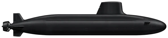 Dreadnought-class submarine side profile silhouette