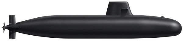 Hai Kun submarine side profile drawing