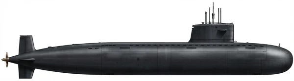 Type 091-class silhouette