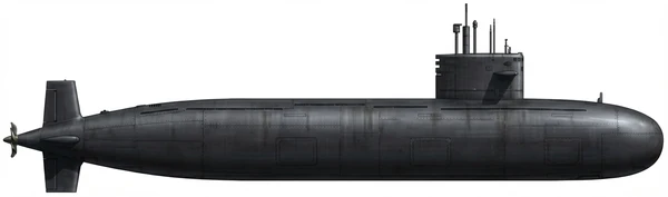 Type 093-class silhouette