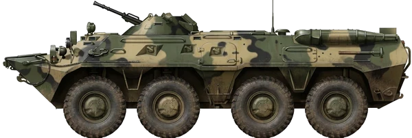BTR-80 profile drawing