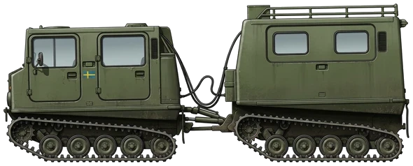 Bandvagn 206 profile drawing