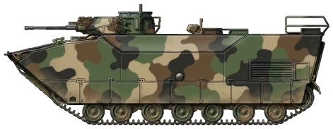 Expeditionary Fighting Vehicle (EFV) profile drawing